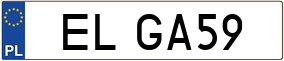 Truck License Plate